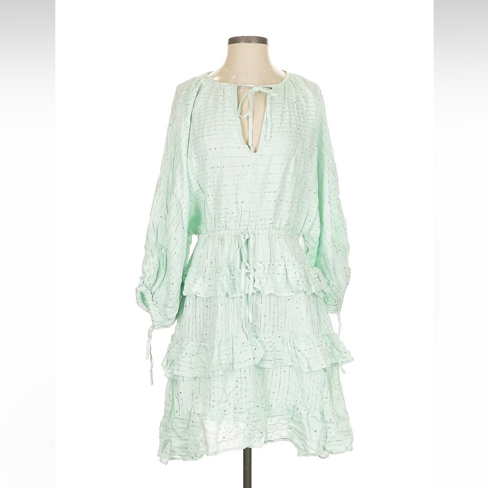 Sundress Official Brand Mint Green Ruffle Dress size XS/S